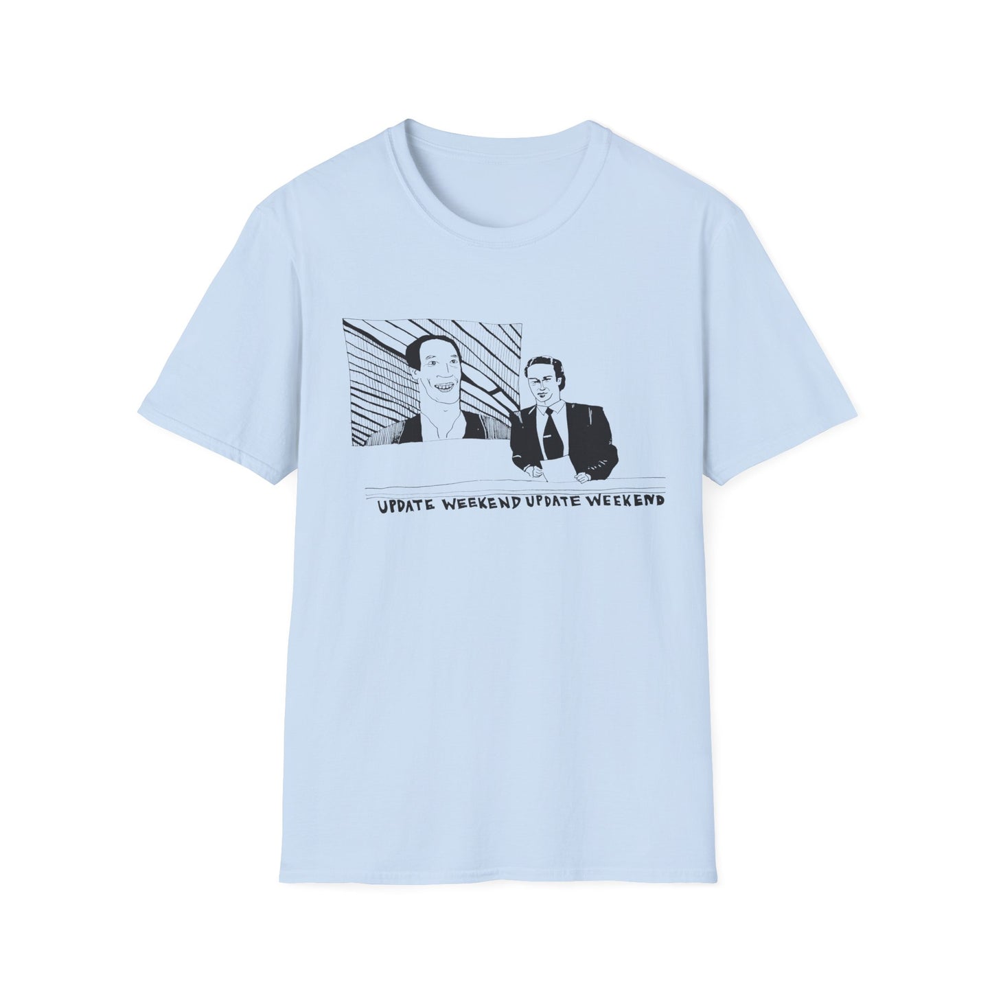 original drawing of the time norm macdonald got fired from snl for oj jokes fan art tshirt