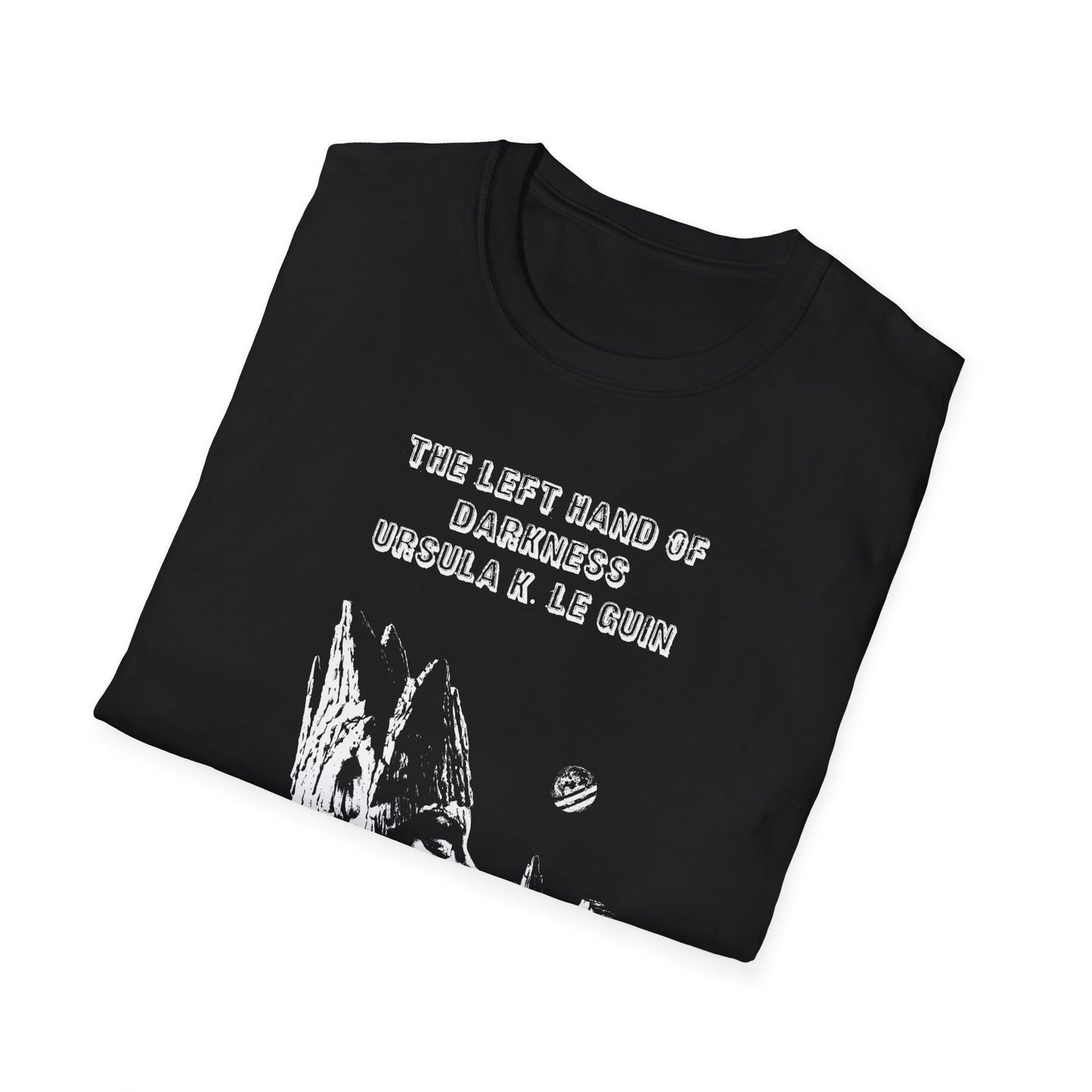 ursula k le guin the left hand of darkness book cover tshirt