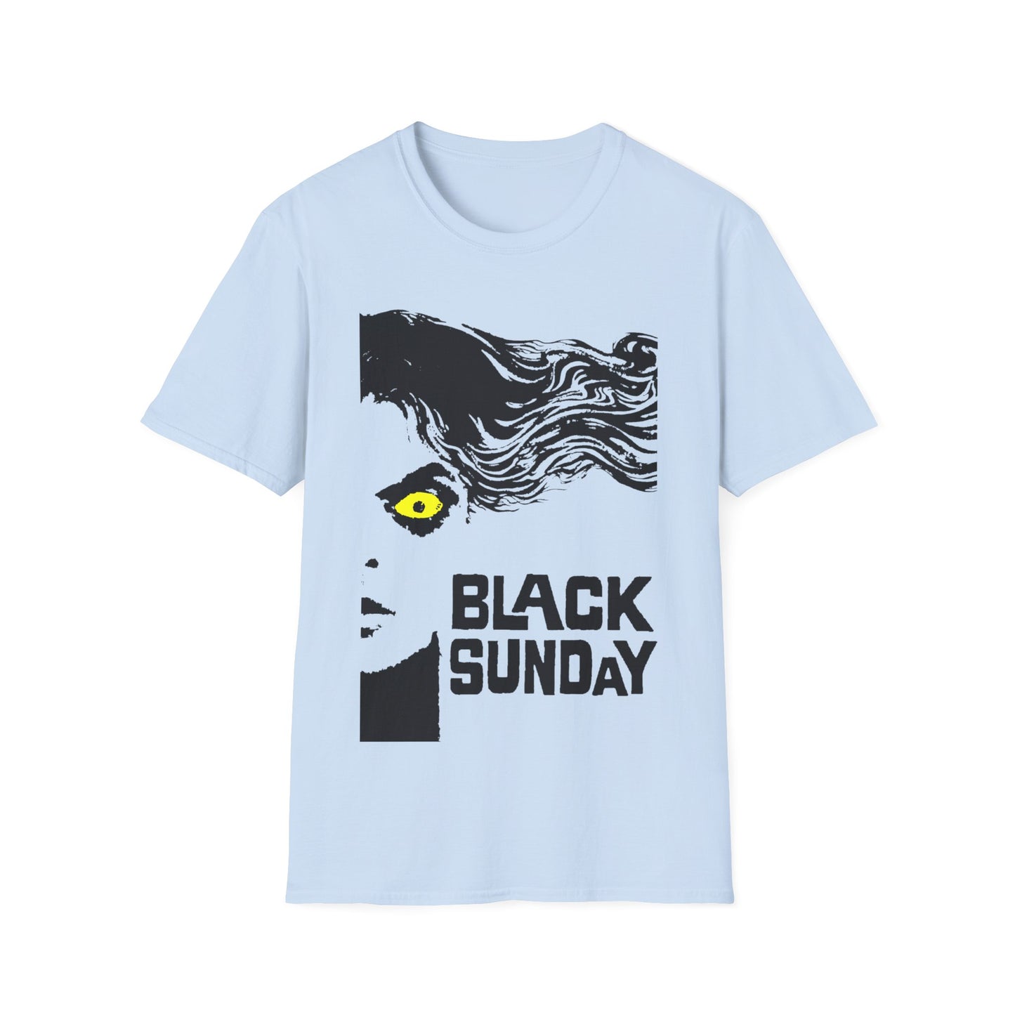 mario bava's 1960 italian gothic horror movie "black sunday" fan art tshirt