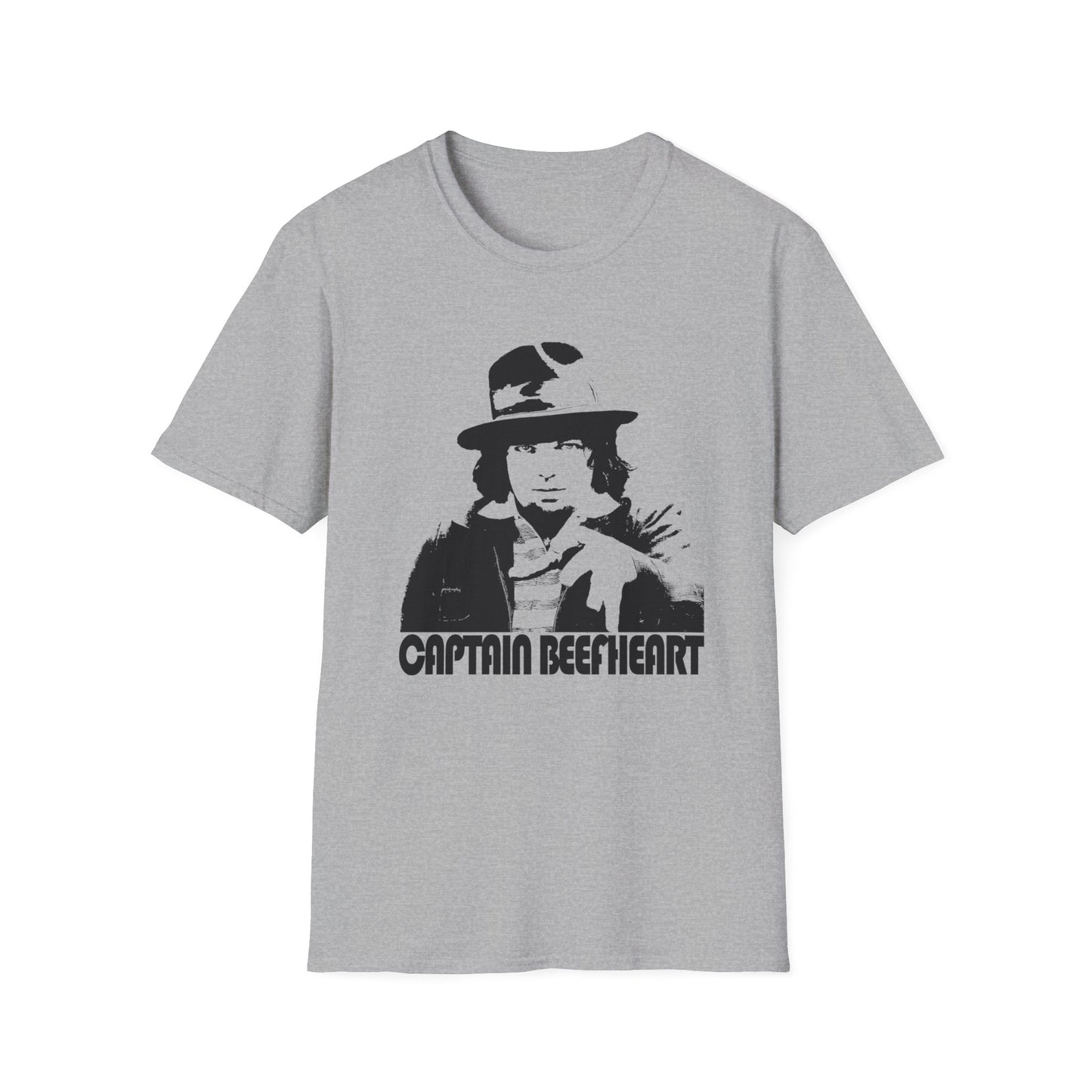 captain beefheart without the trout mask black stencil tshirt