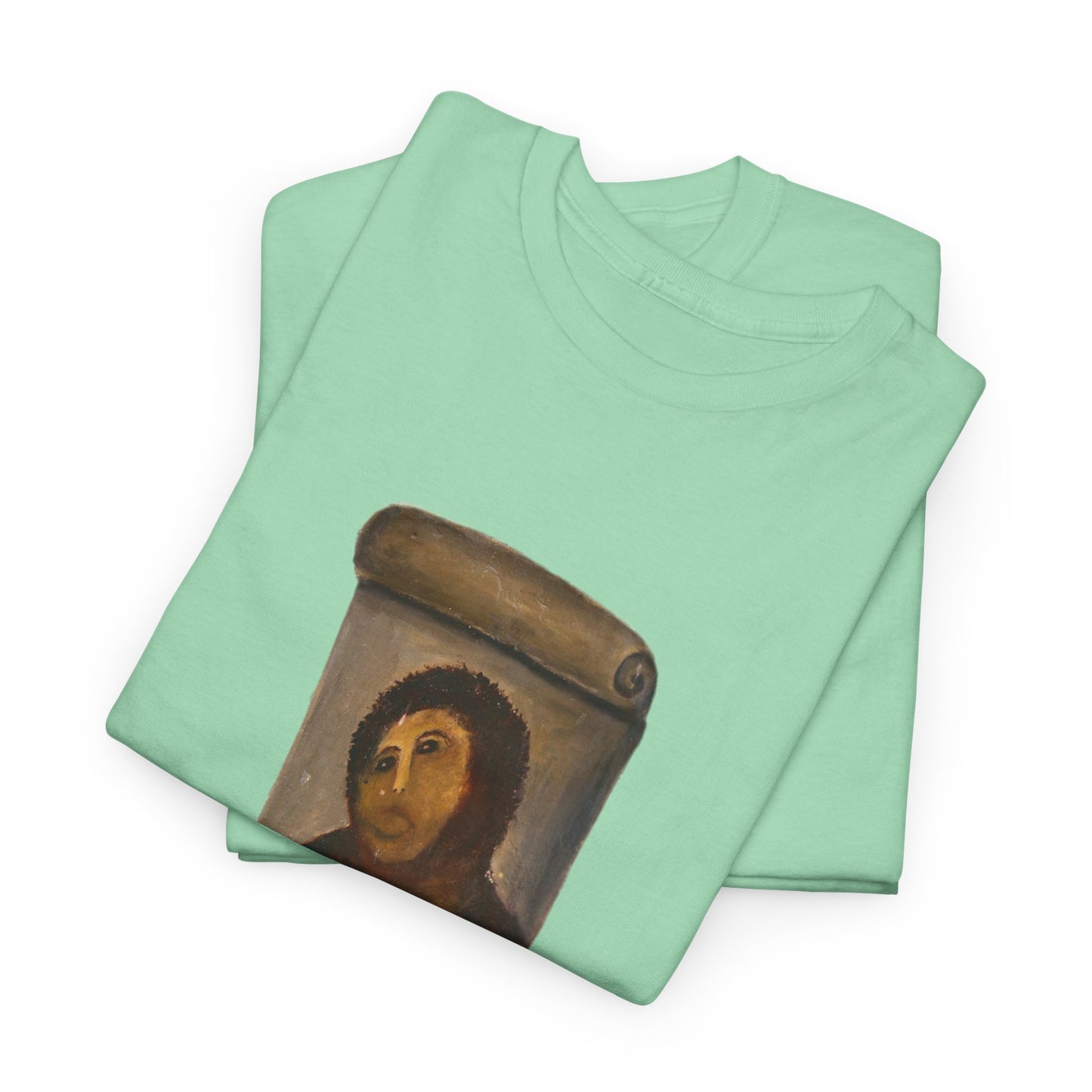 ecce homo botched restoration tshirt behold the monkey tshirt