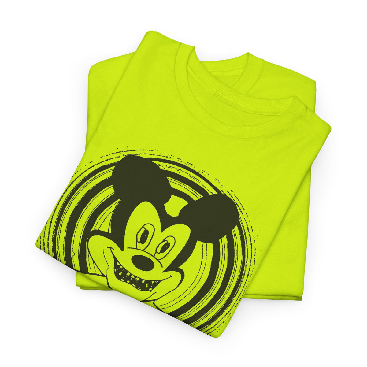 1960s british underground magazine peace sign mickey fan art edit with halo tshirt