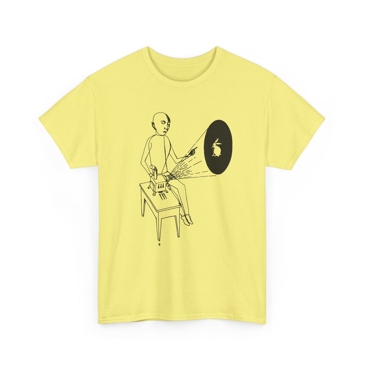 1927 laterna magica ink illustration by gottfried brockmann tshirt