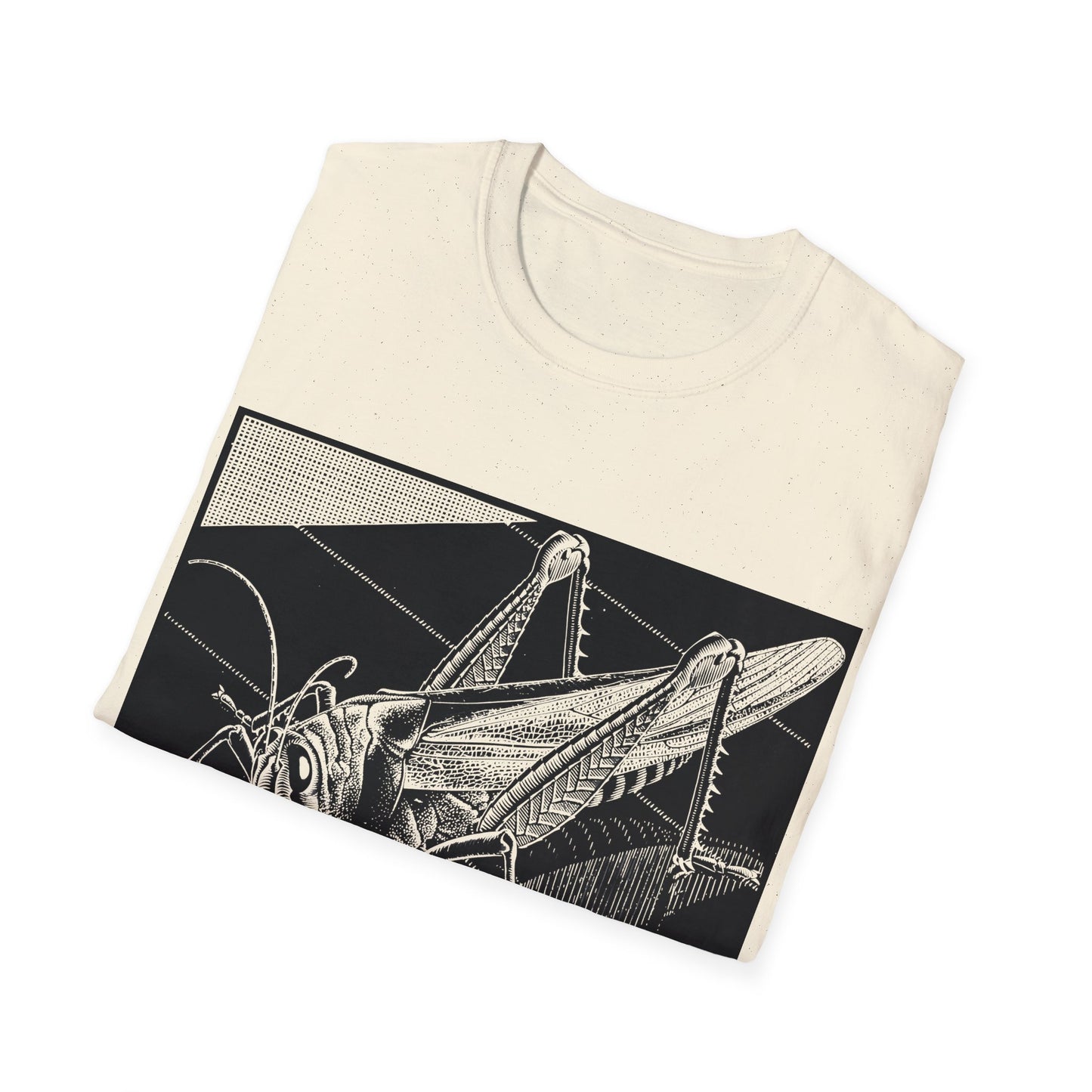 1935 m.c escher grasshopper wood engraving tshirt