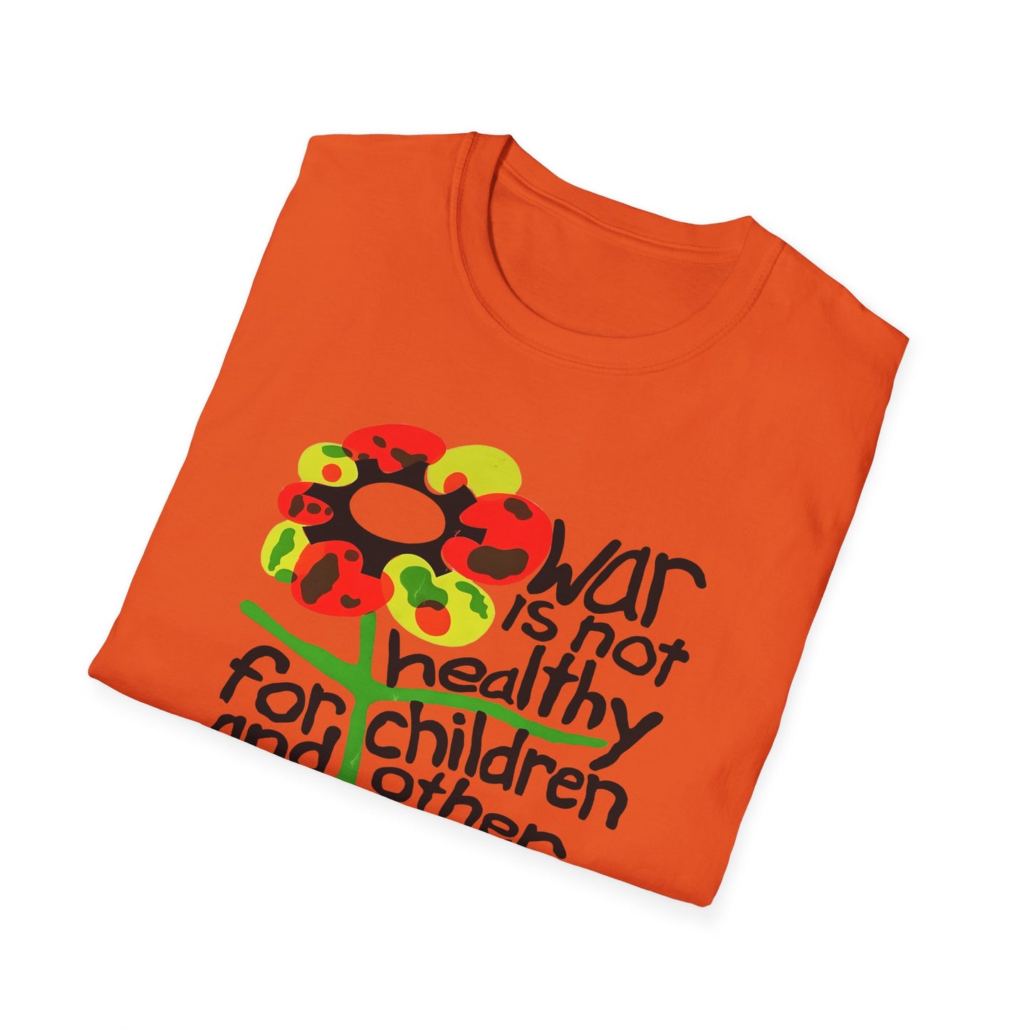 war is not healthy for children and other living things 1970s vietnam anti war poster tshirt