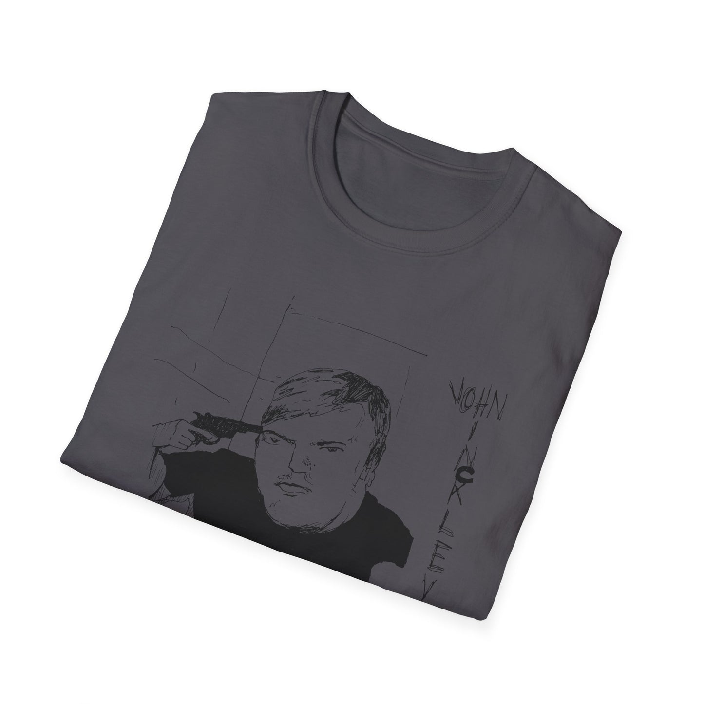 original drawing john hinckley jr. tshirt