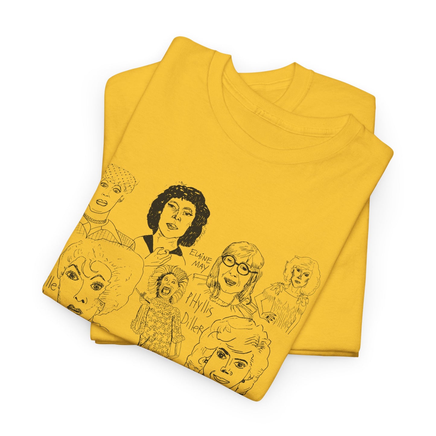 original drawing women of comedy collage tshirt