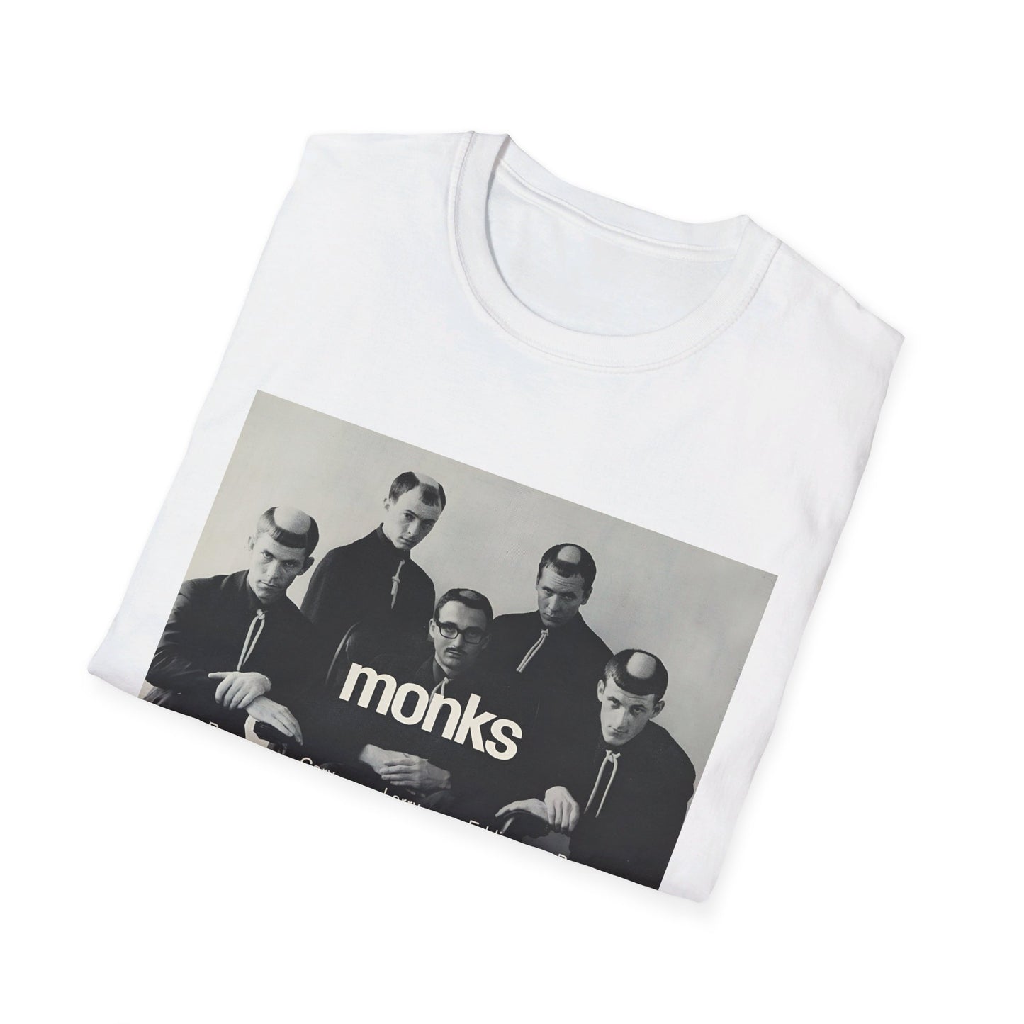 1960s experimental rock n roll band the monks tshirt