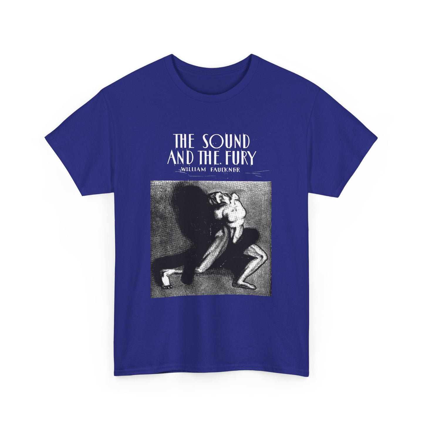 1929 the sound and the fury by william faulkner book cover edit tshirt