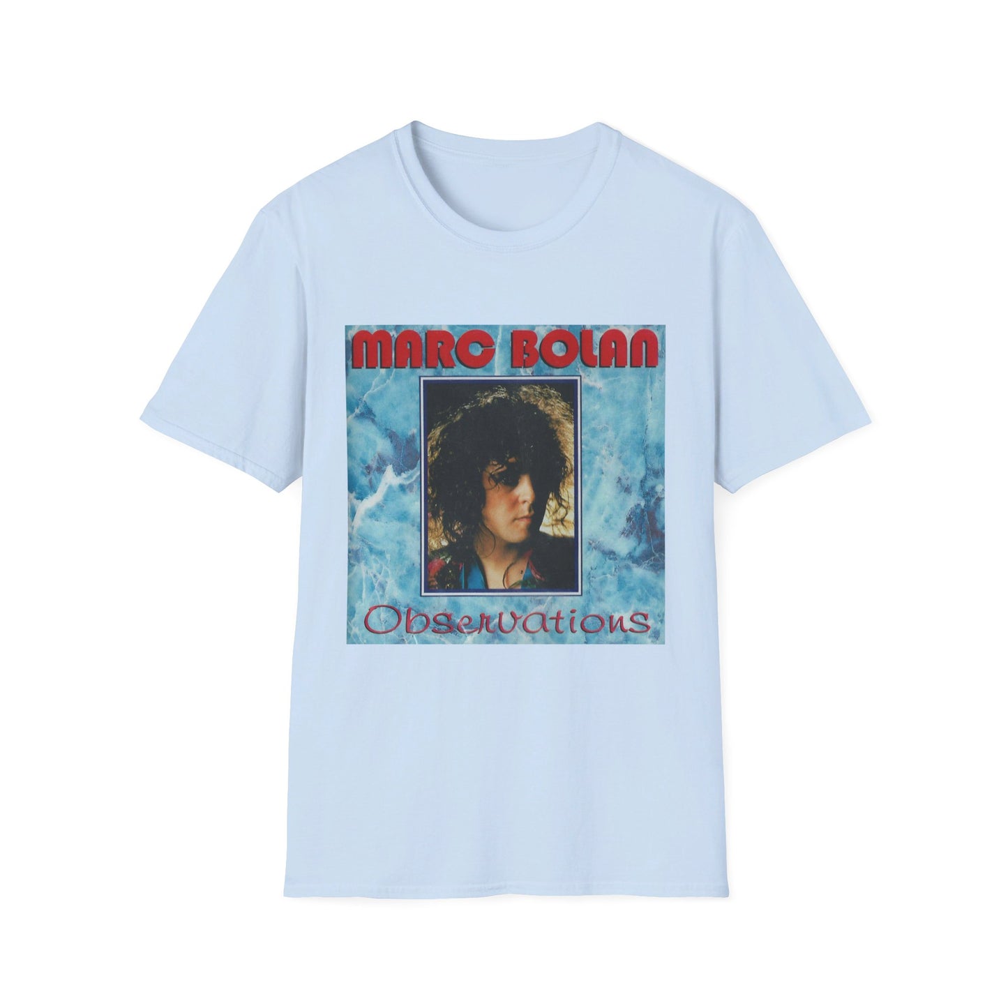 marc bolan 1992 observations album tshirt