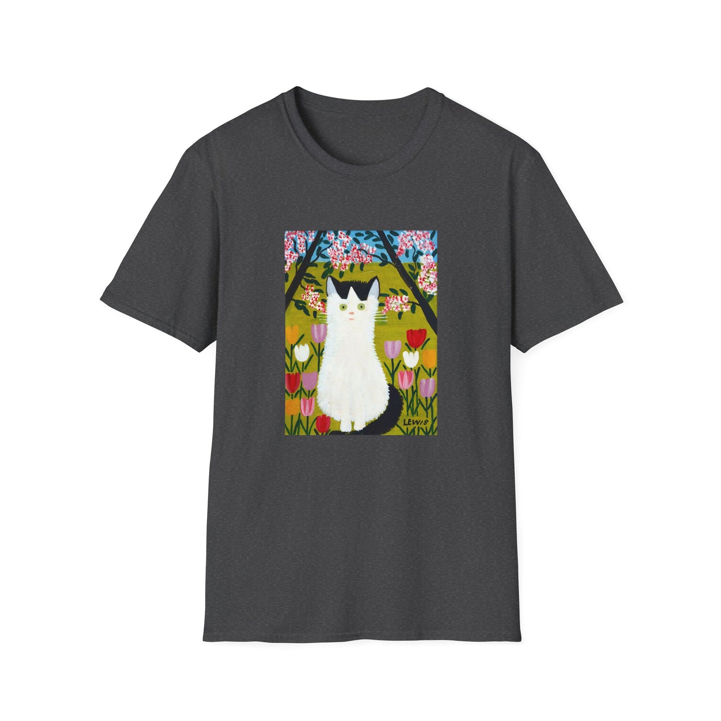 maud lewis nova scotia canadian folk artist white and black cat tshirt