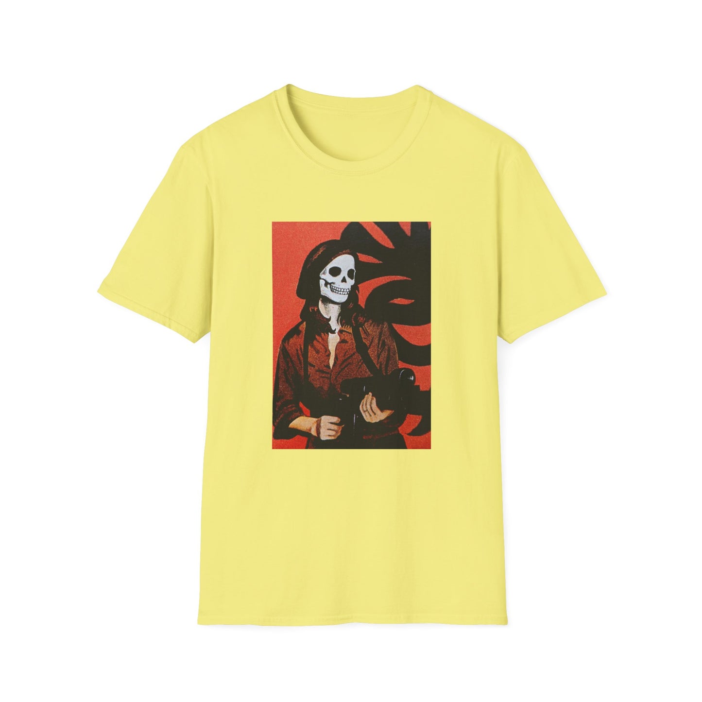 patty hearst skull face tshirt