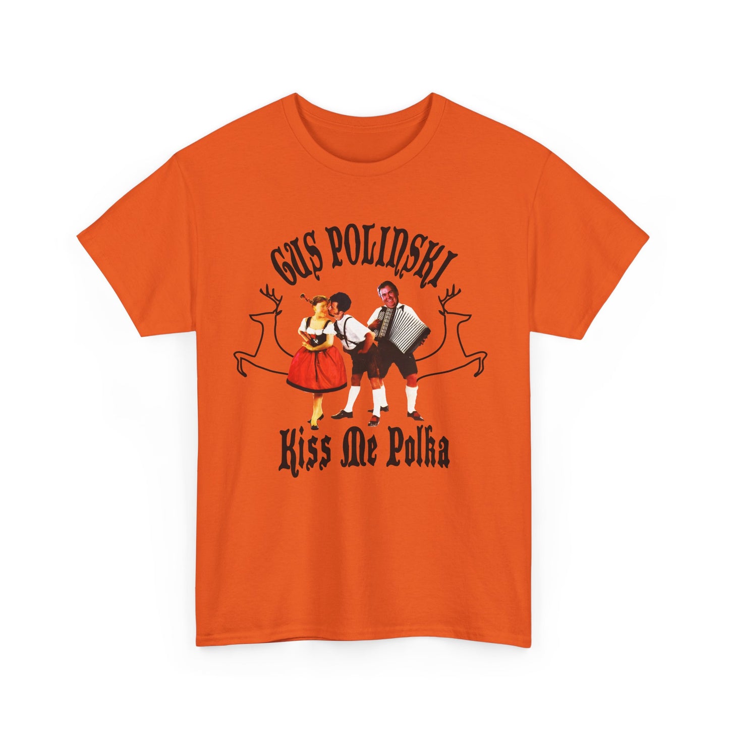 home alone gus polinski (john candy) poker king of the midwest parody album cover for kiss me polka tshirt