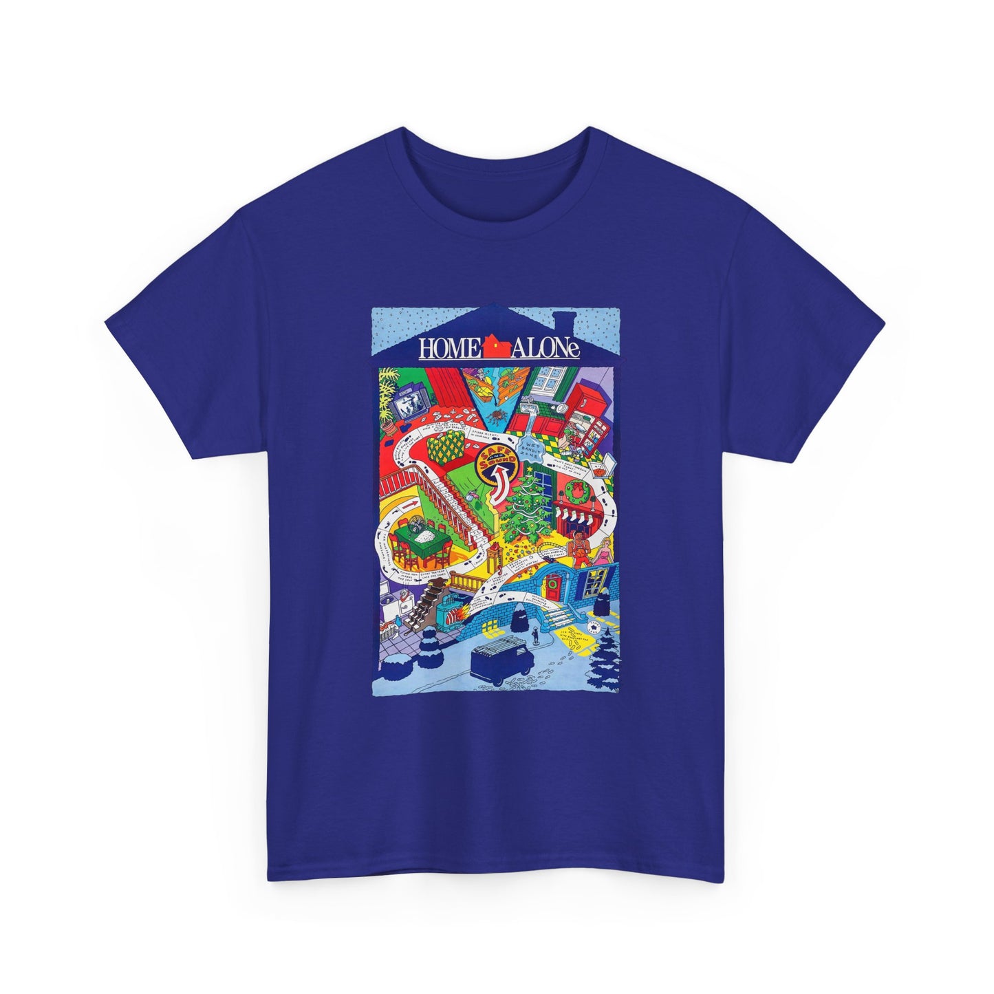 1990 home alone battle plan poster tshirt