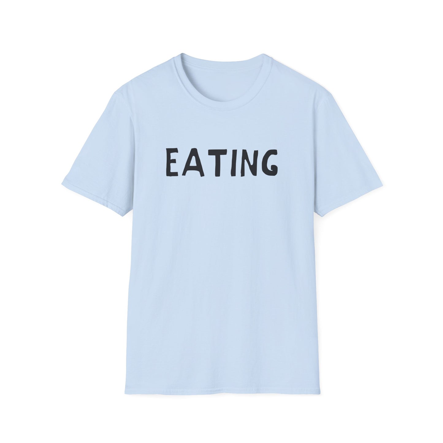 eating hand drawn font tshirt