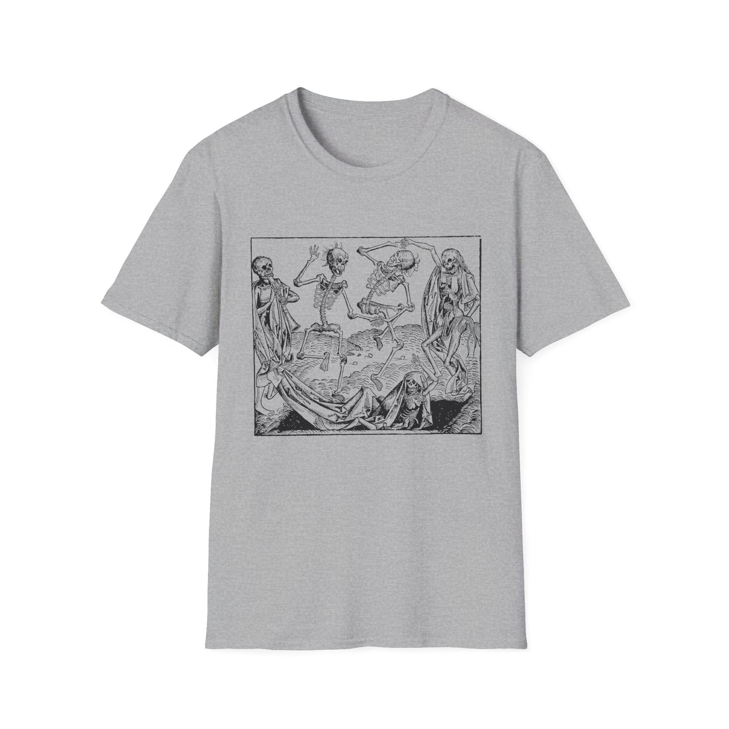1493 michael wolgemut's dance of death tshirt