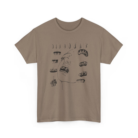 early 1800s disease of the human teeth dentistry illustration tshirt