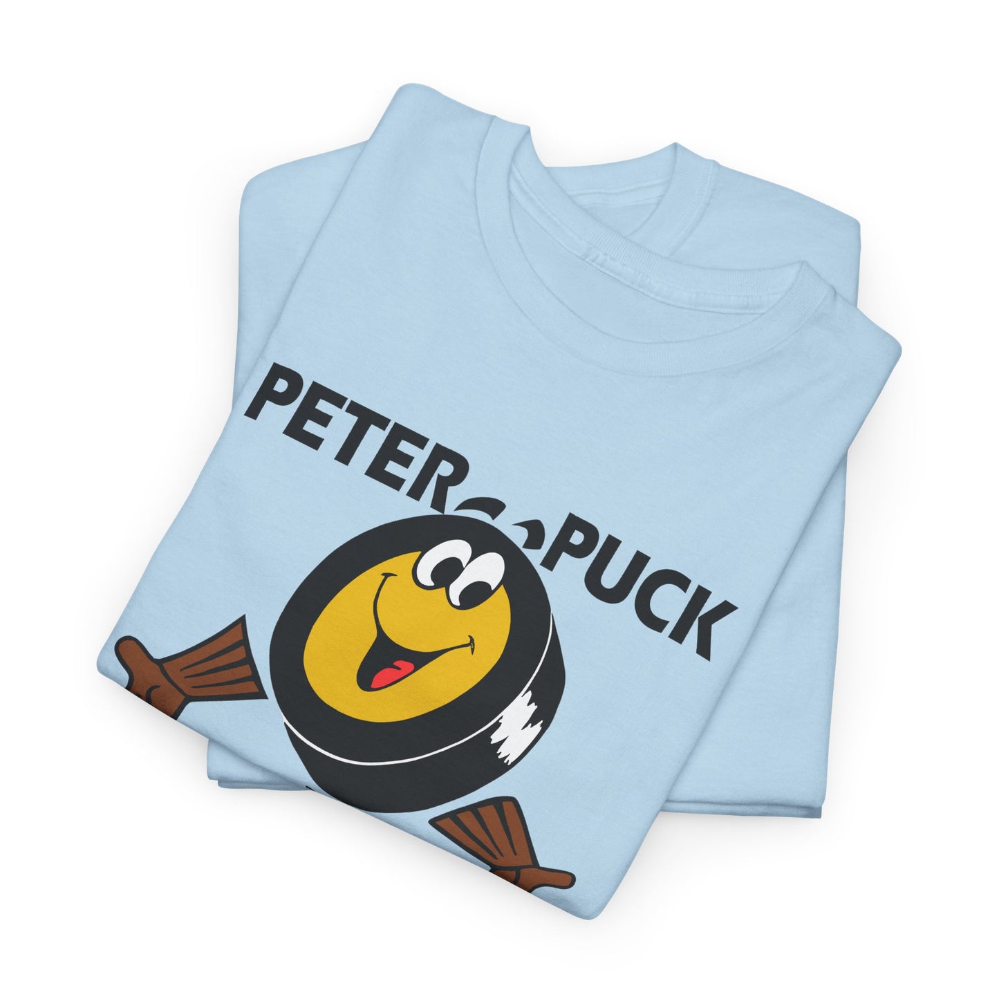1970s tv hockey mascot peter puck tshirt