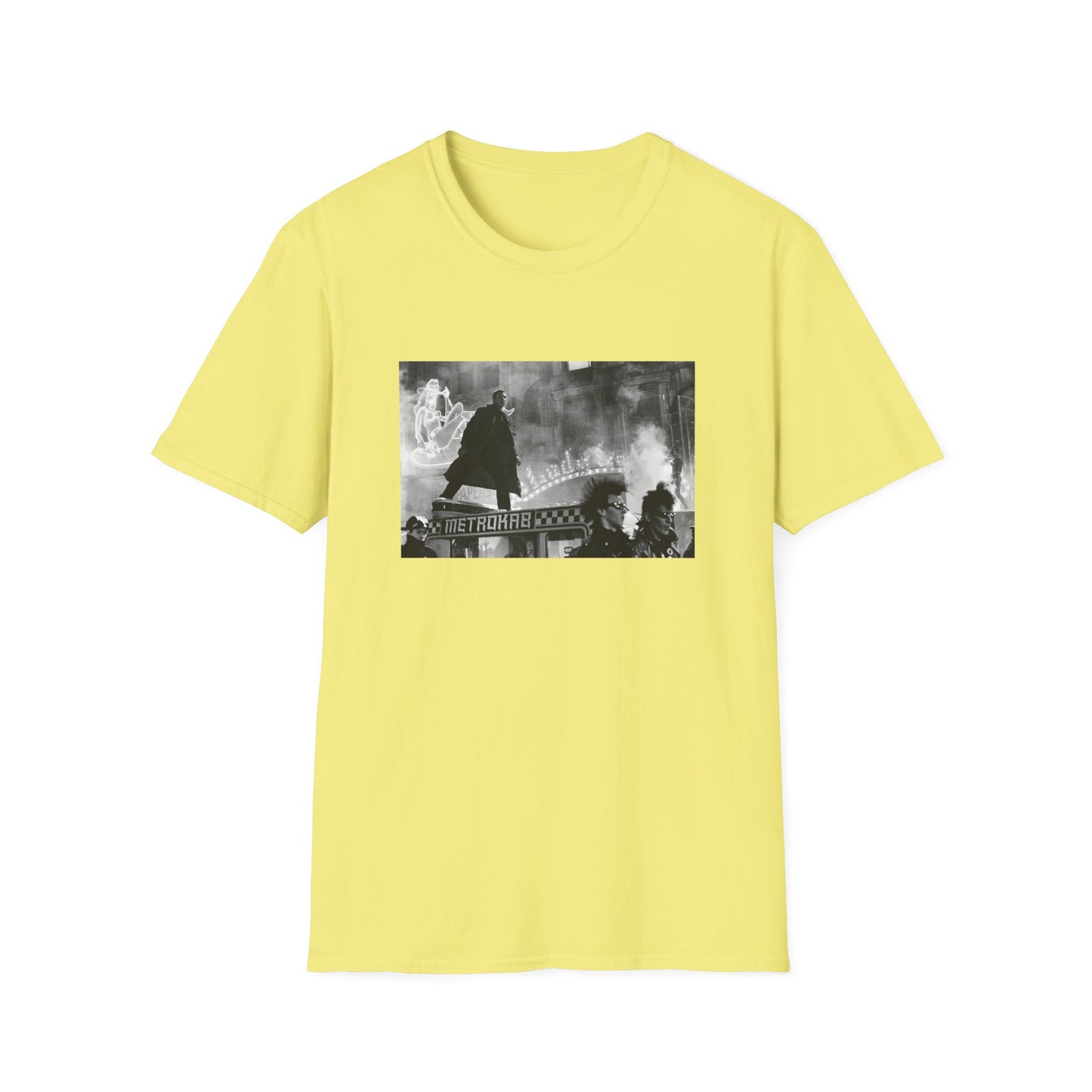 1982 movie blade runner deckard's on a metrokab tshirt