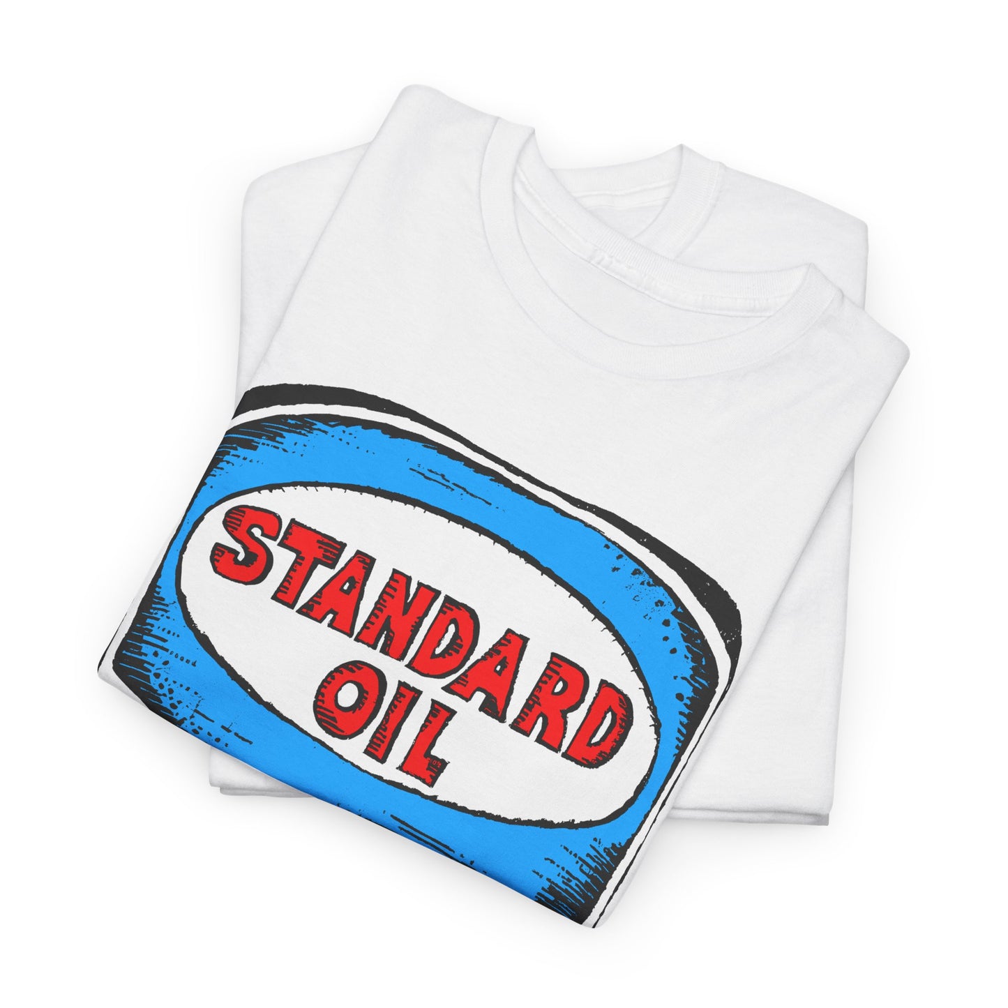 1970s standard oil gives me gas reproduction tshirt