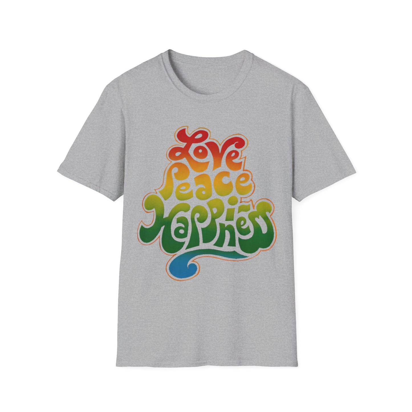 1970 love peace happiness vagabond creations poster tshirt