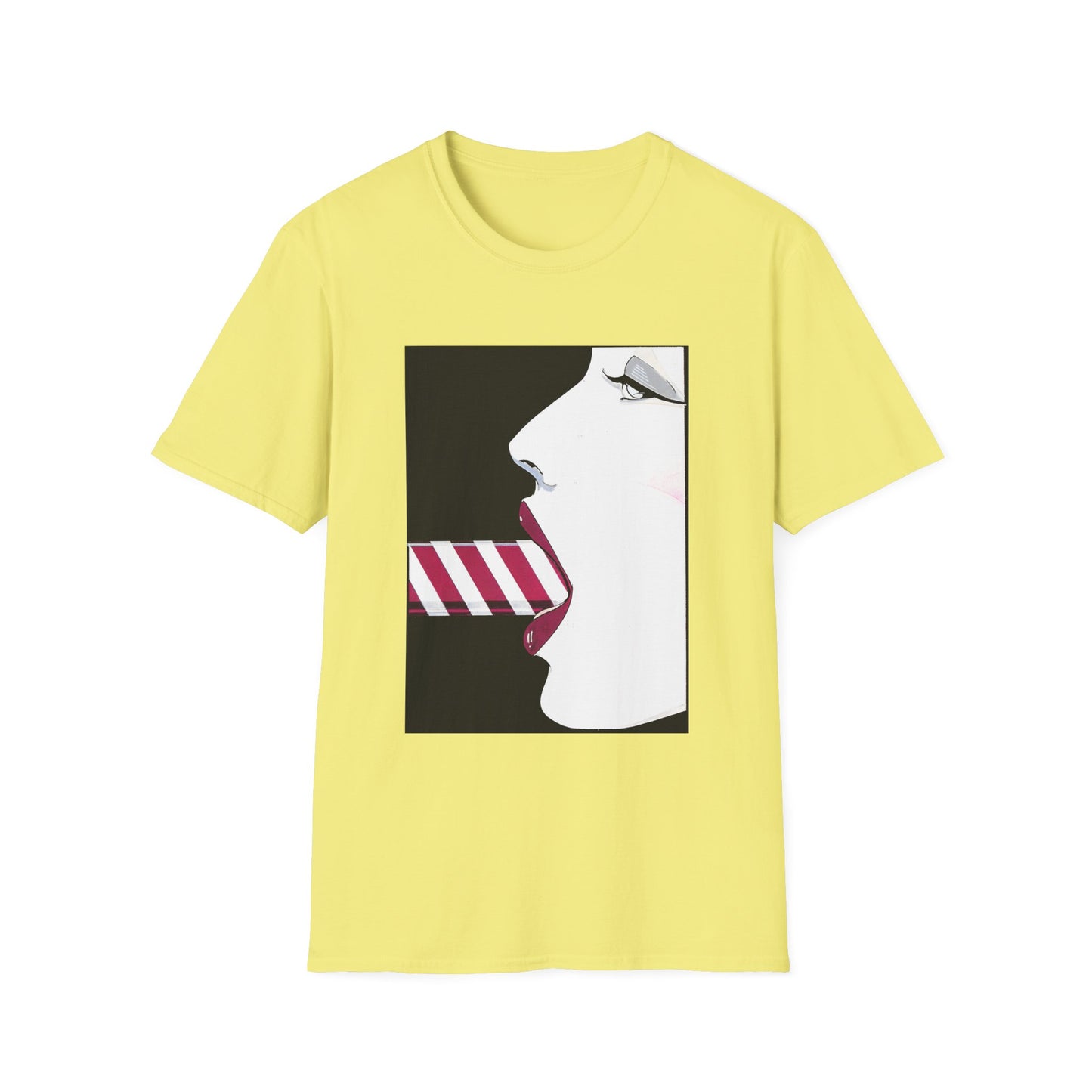 patrick nagel candy cane tshirt