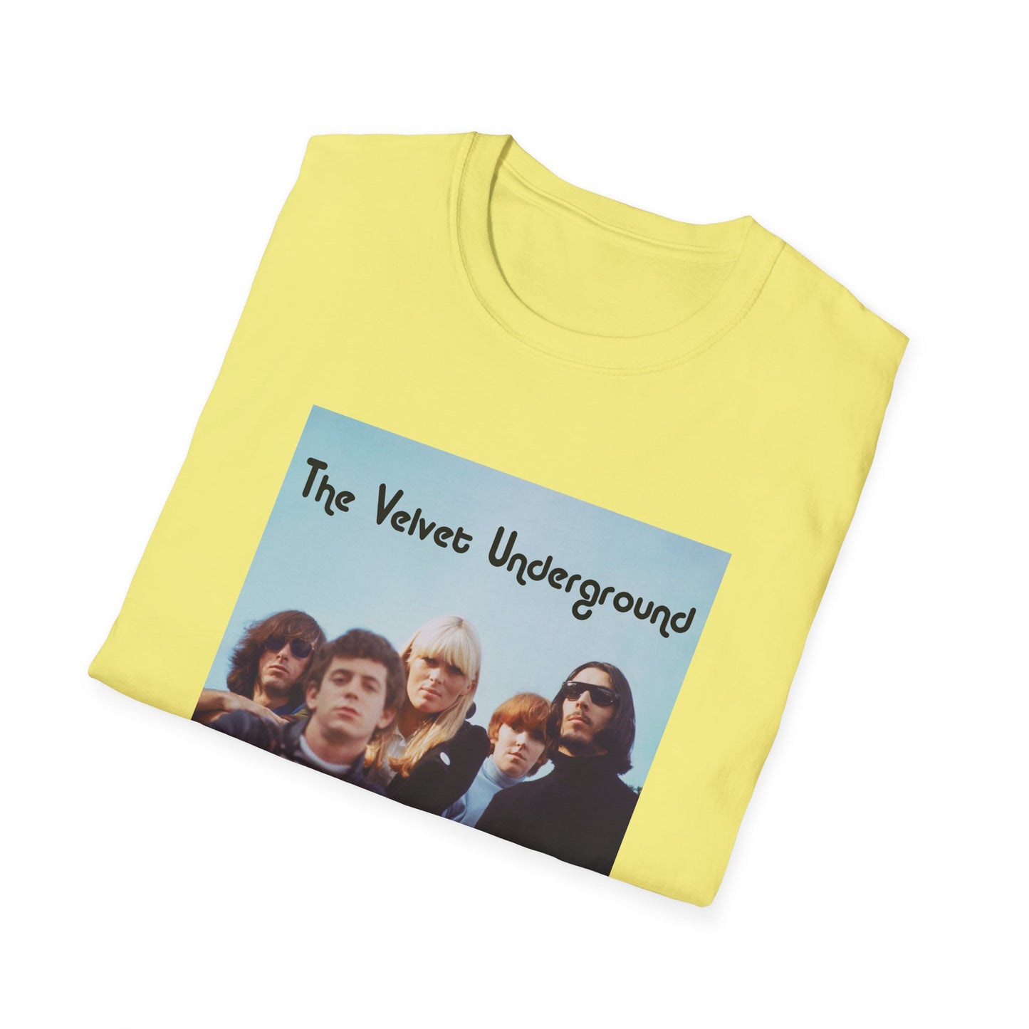the velvet underground band photo in colour tshirt