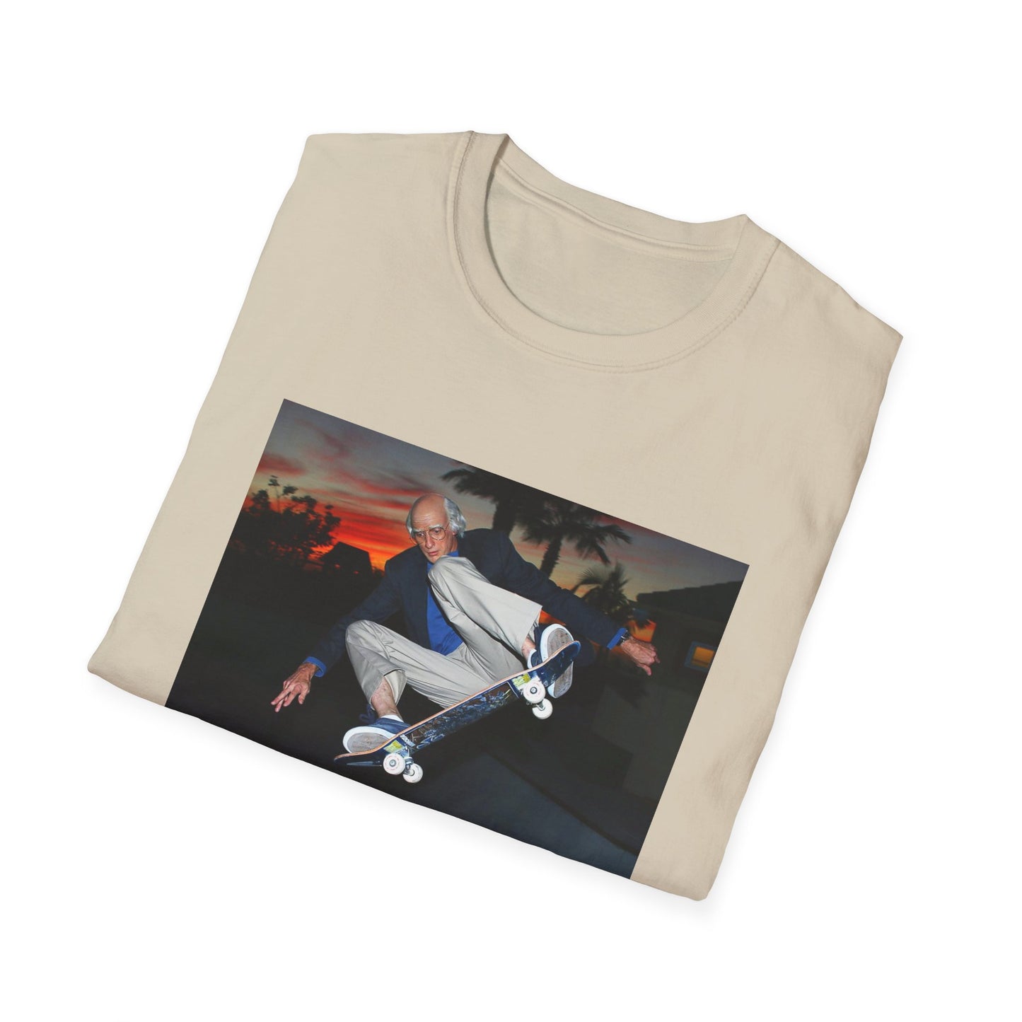 tony hawk as larry david photo tshirt