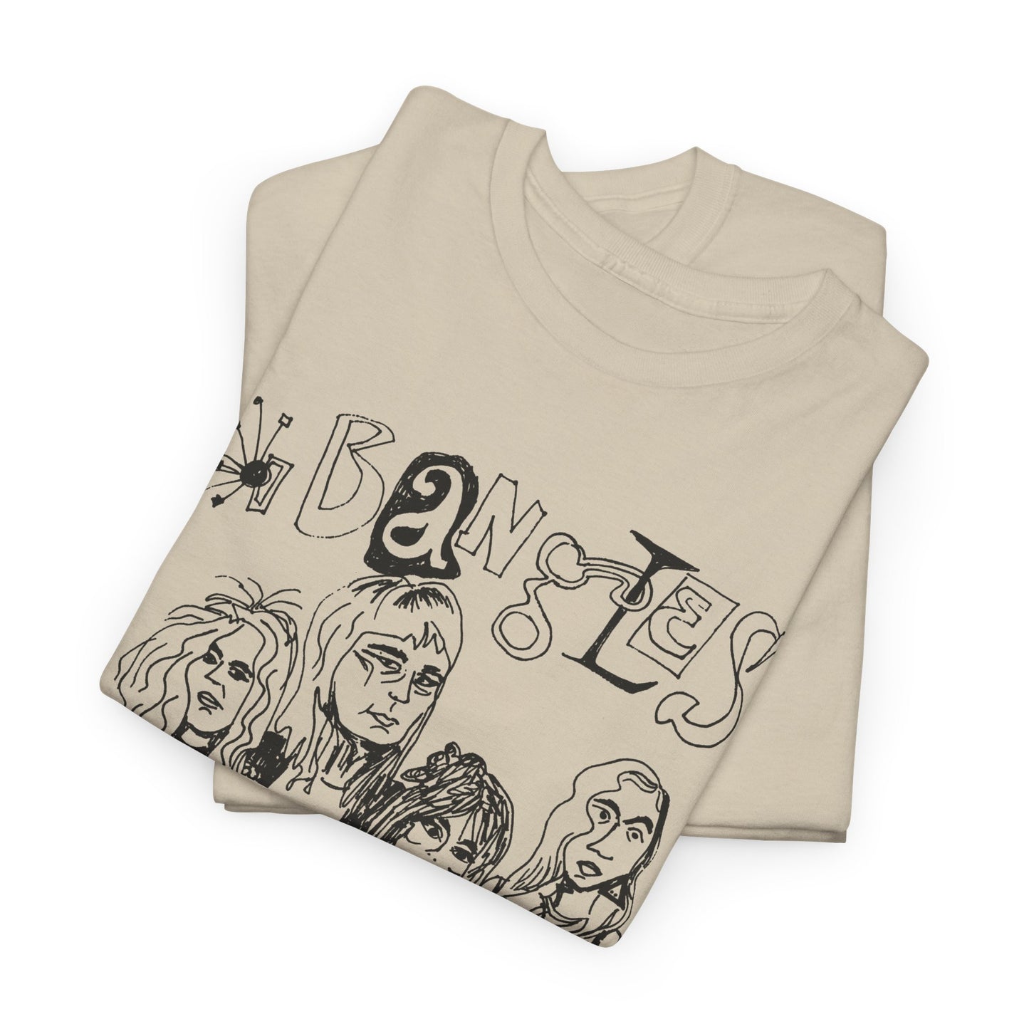 the bangles band original drawing tshirt