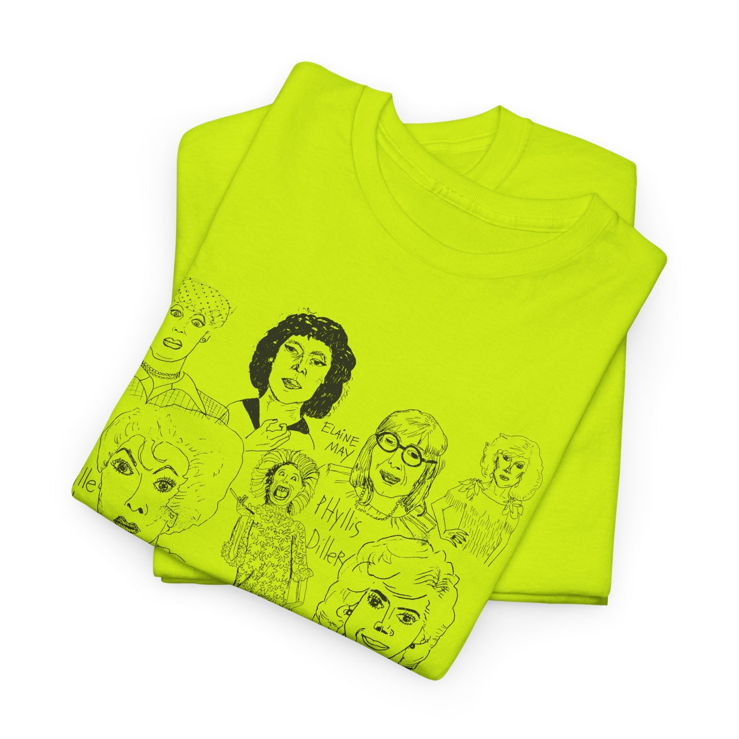 original drawing women of comedy collage tshirt