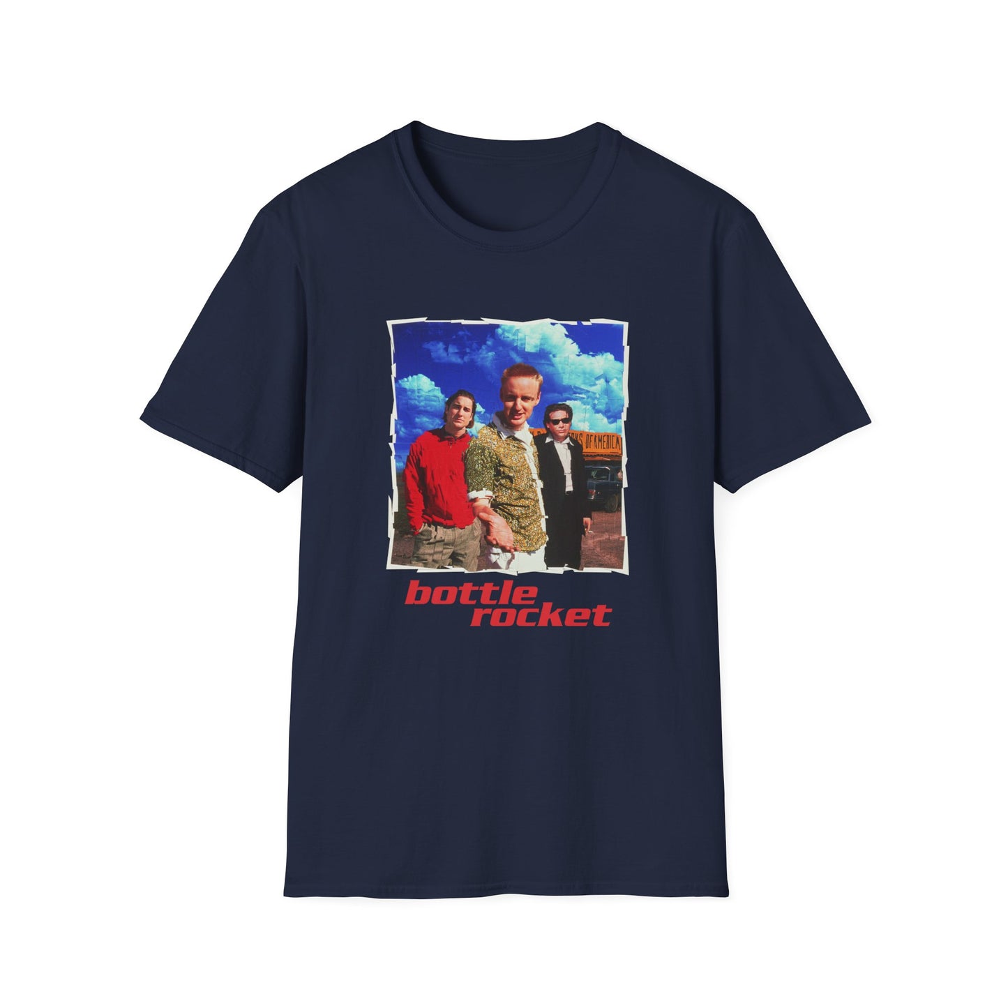 bottle rocket movie poster tshirt
