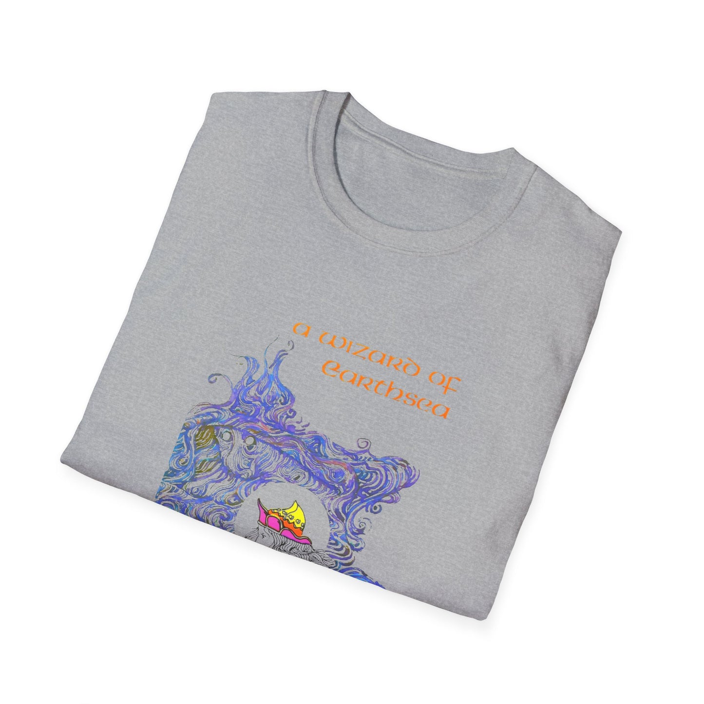 a wizard of earthsea novel by ursula k. le guin book cover tshirt