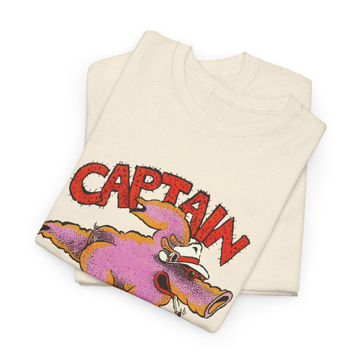 1970s australian surf counter culture illustration by tony edwards captain goodvibes reproduction tshirt