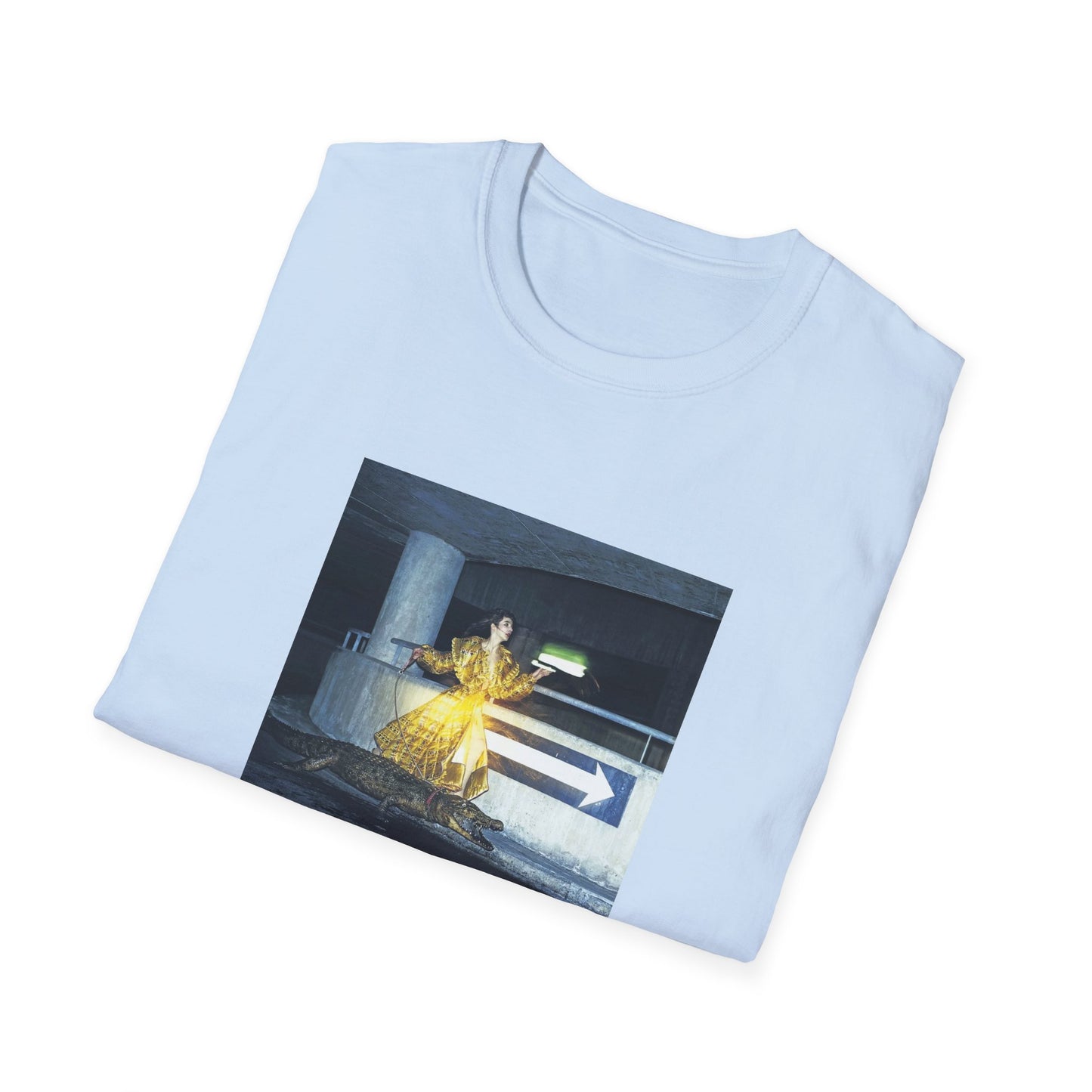 kate bush walking a crocodile in fong leng through the barbican car park tshirt