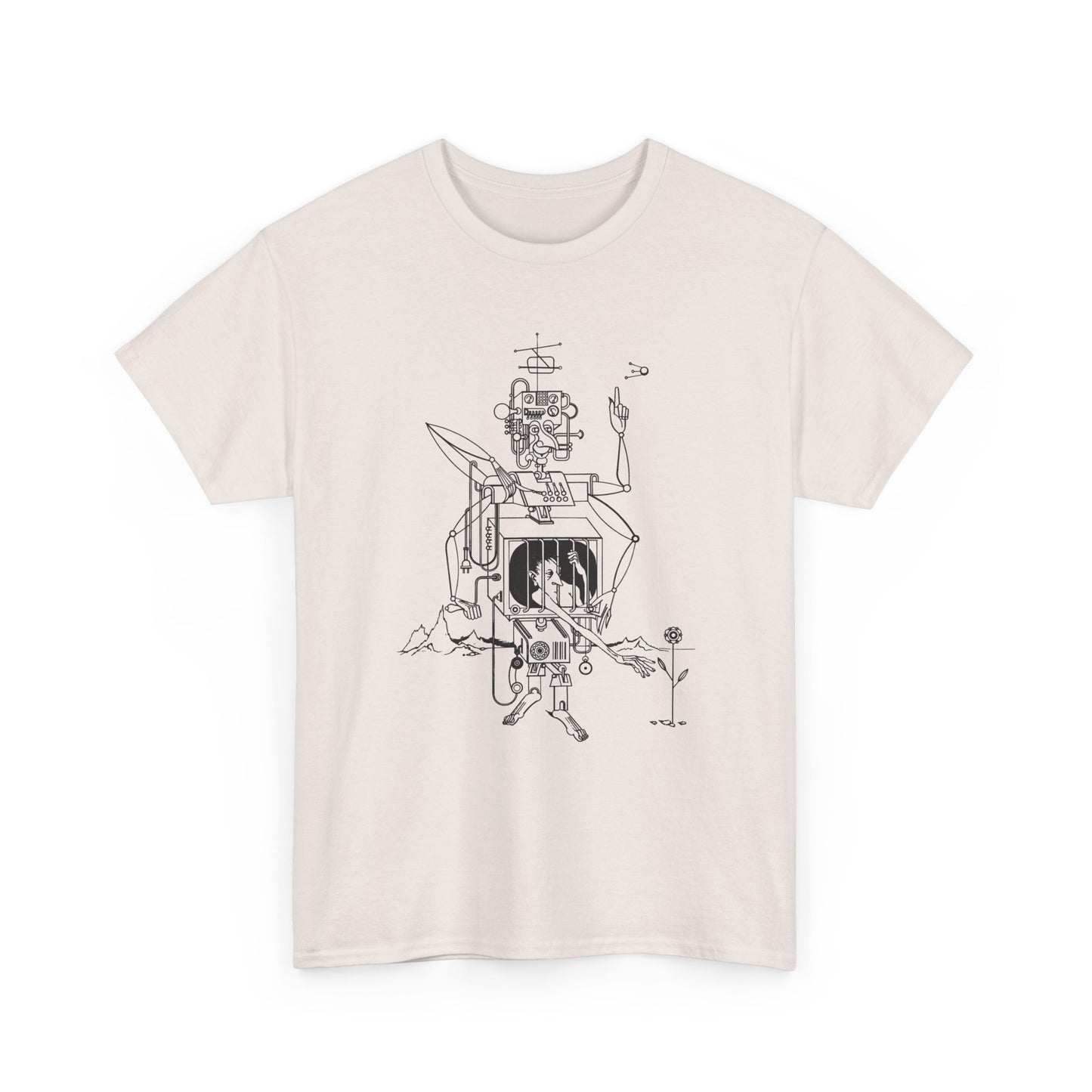 1962 illustration by piotr labuzek aka baro reproduction tshirt