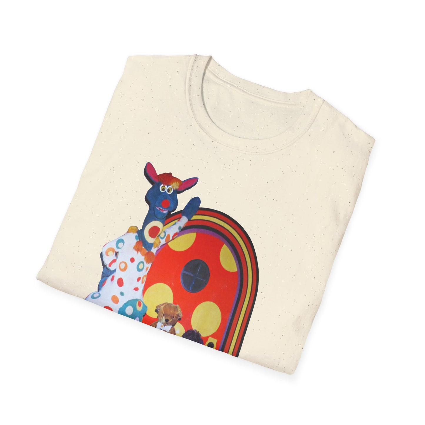 polka dot door 70's kids tv show tshirt