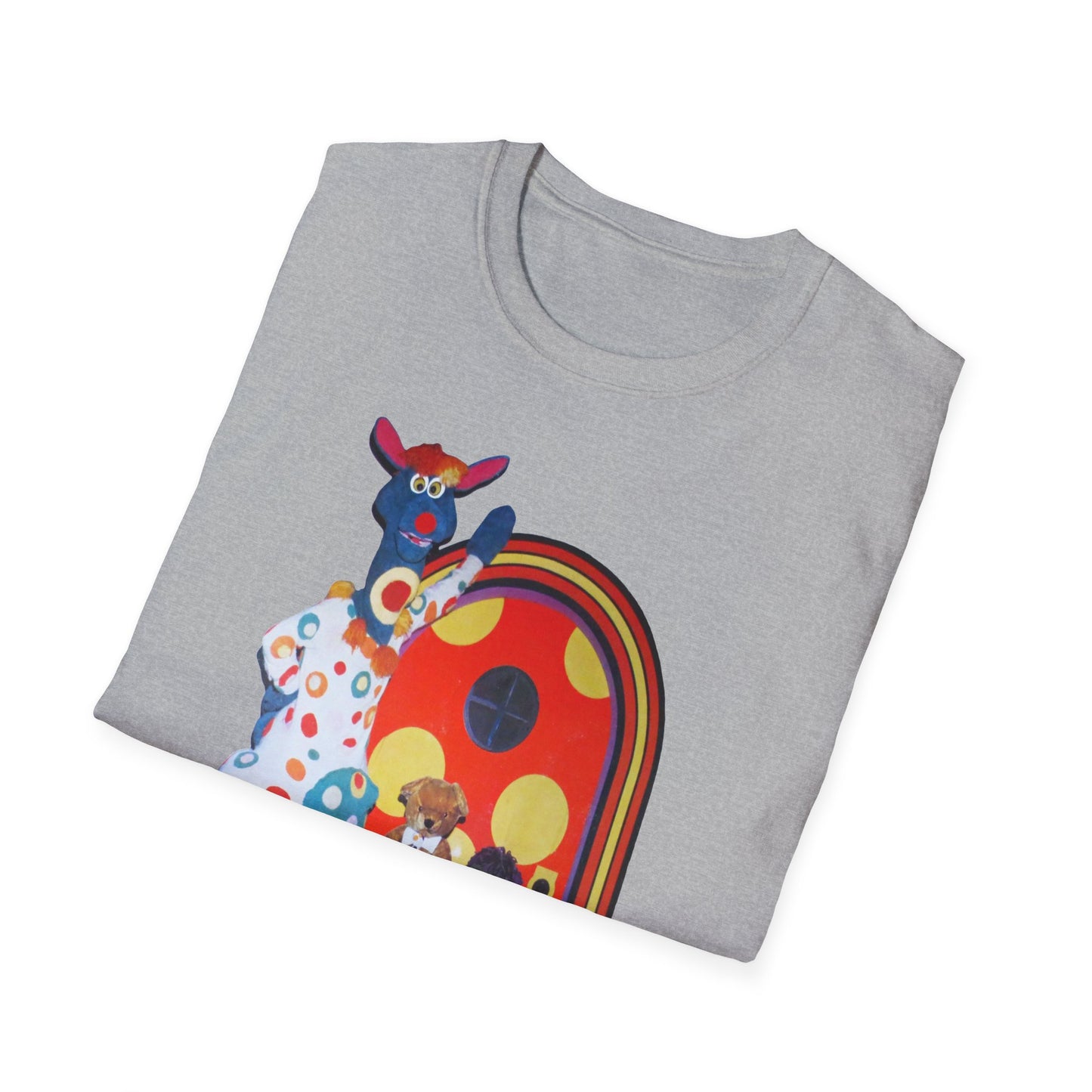 polka dot door 70's kids tv show tshirt