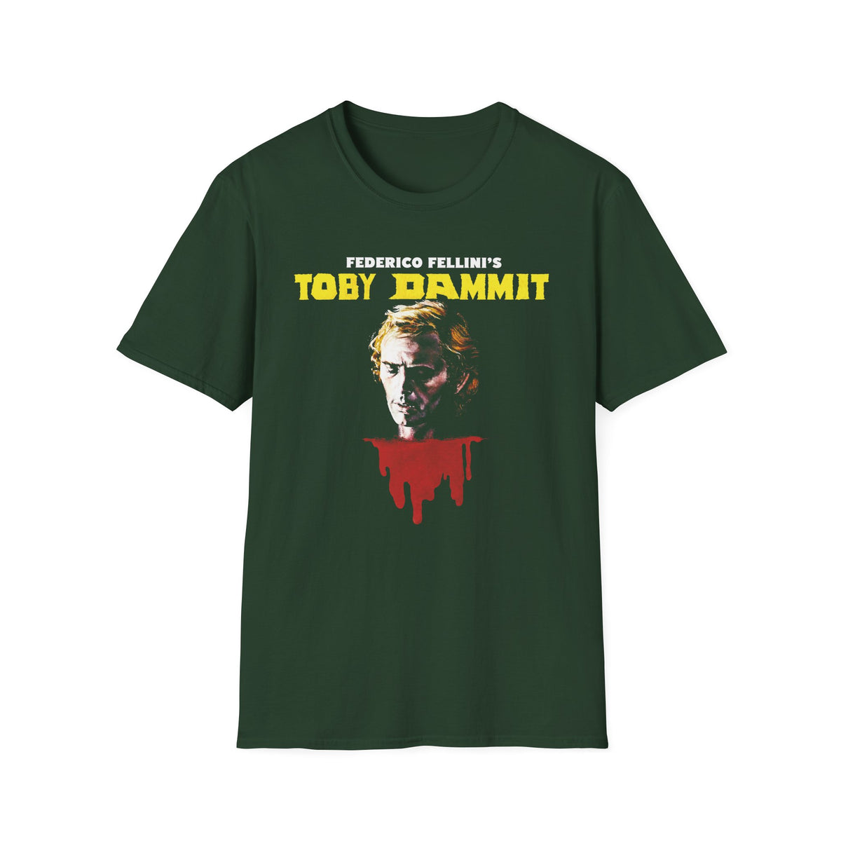 1968 toby dammit film poster tshirt