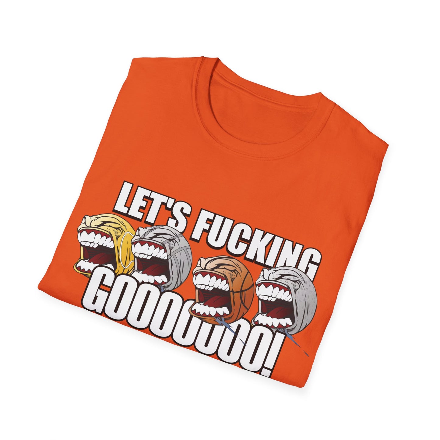 let's fucking go balls tshirt