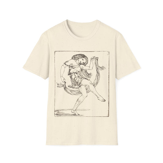 1934 etching "legato" by  cleo damianakes tshirt