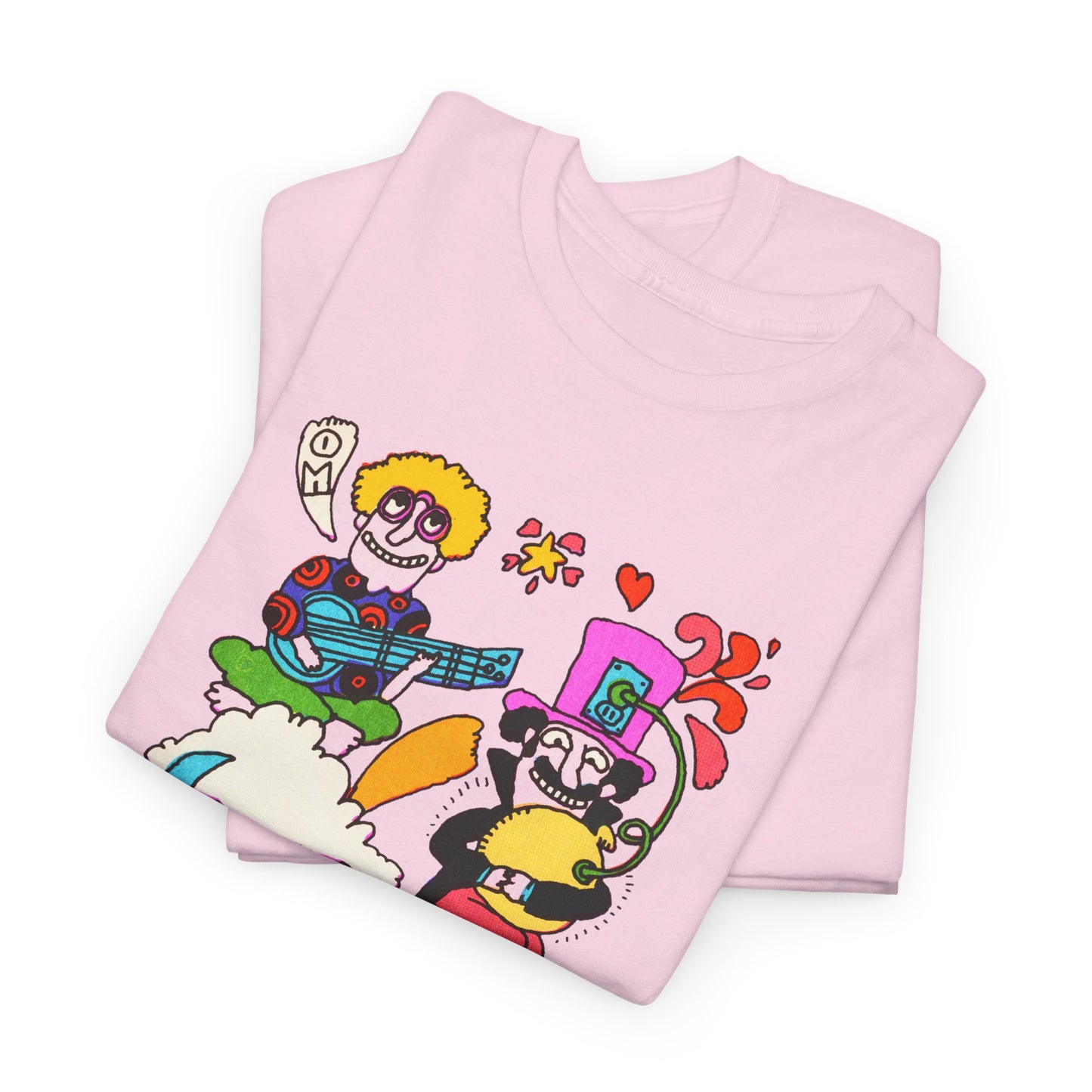 1971 psychedelic mother goose illustration reproduction tshirt