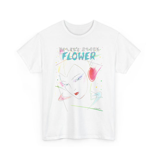 1979 pater sato airbrush illustraion pater's space flower custom edit tshirt