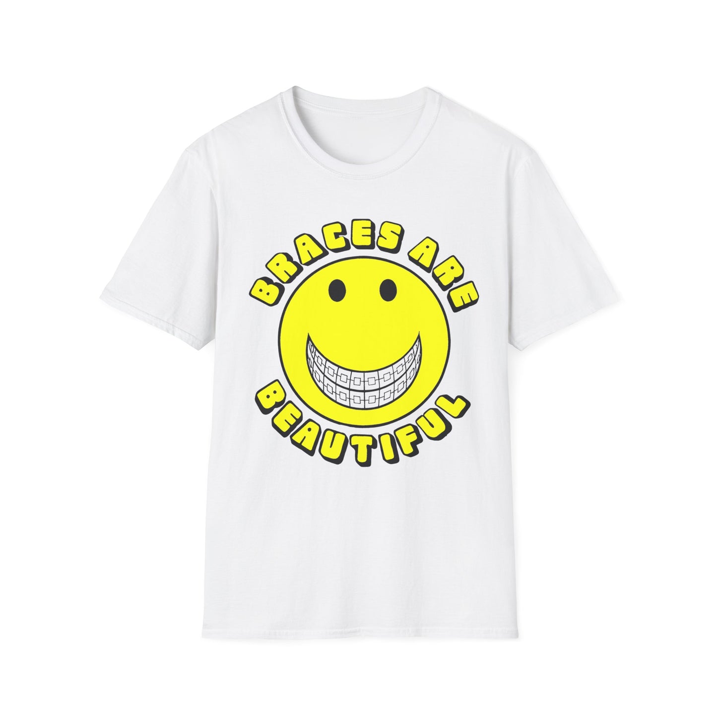 braces are beautiful 1970s tshirt graphic tshirt