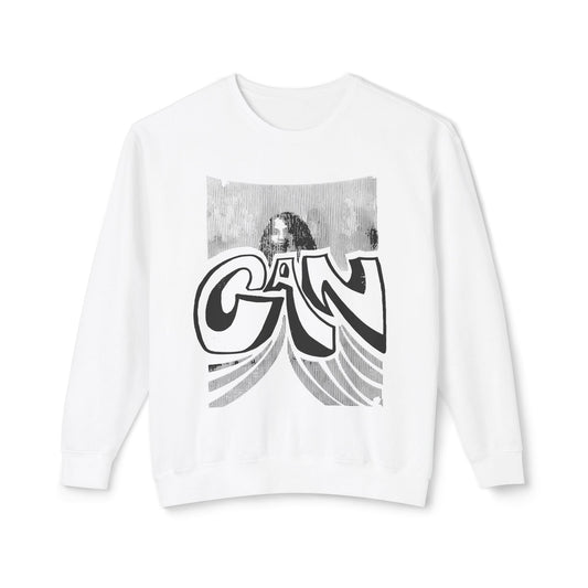 legendary german krautrock band can 1970's show poster reproduction 100% cotton sweatshirt