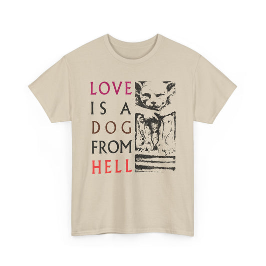 love is a dog from hell by charles bukowski book cover custom edit tshirt