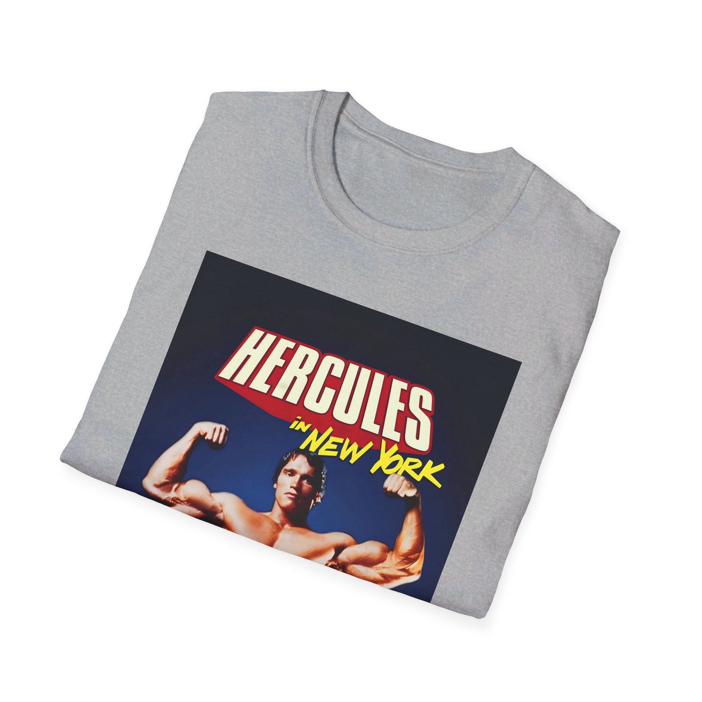 1970 hercules in new york schwarzenegger movie poster tshirt