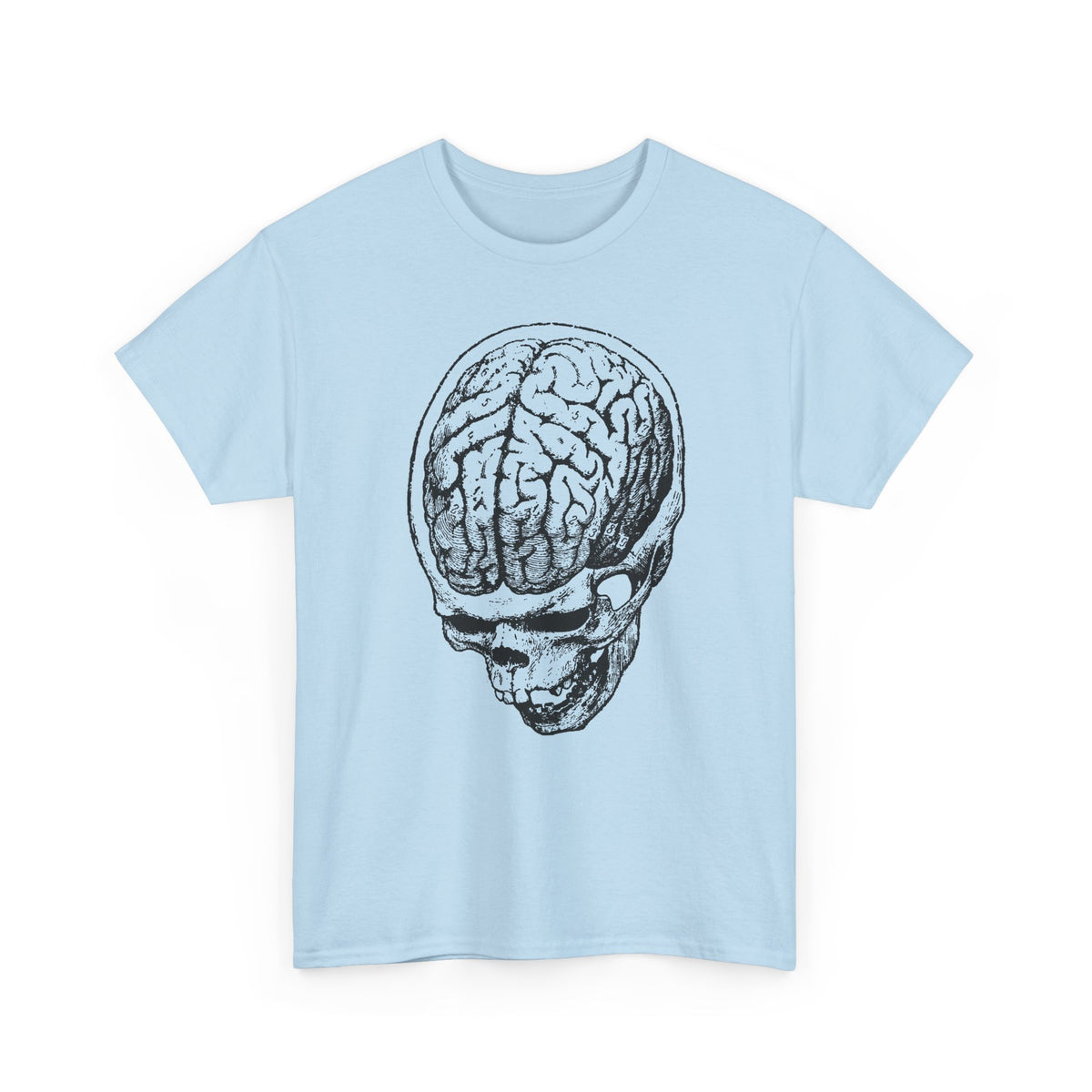 early 1900s brain anatomy illustration tshirt