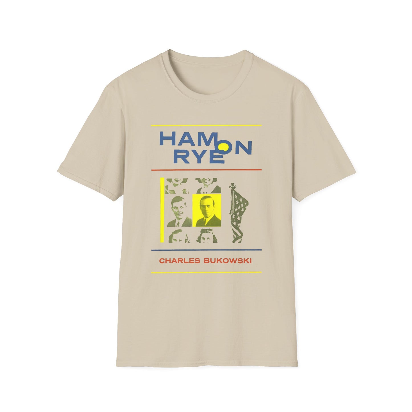 ham on rye novel by charles bukowski book cover tshirt