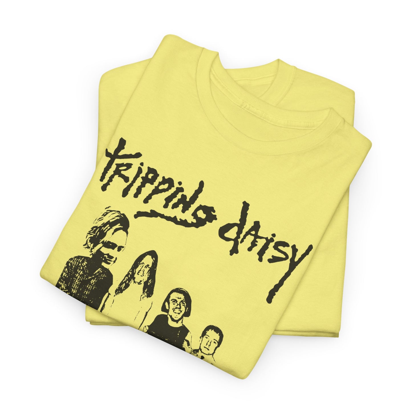 vintage 90s tripping daisy custom reproduction tshirt