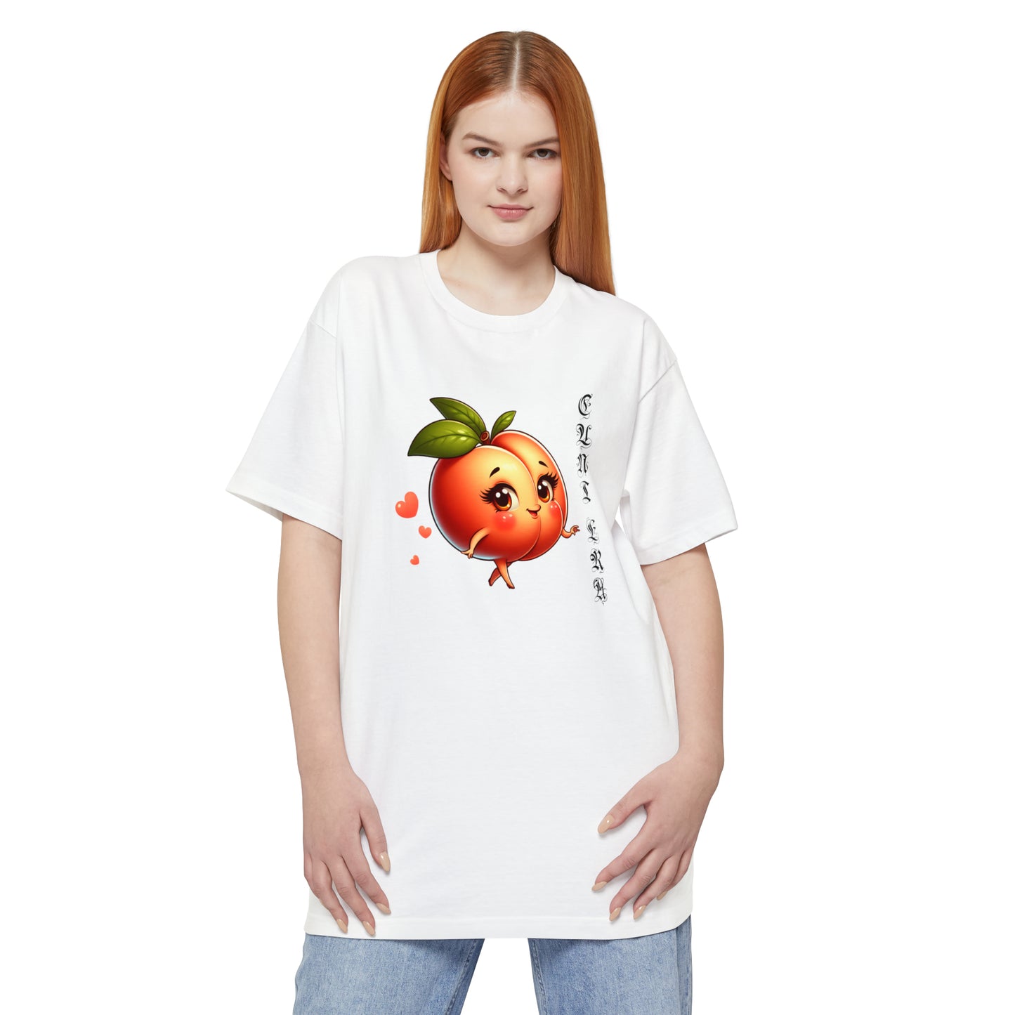 oversized cunt era cute peach unisex tall beefy tshirt